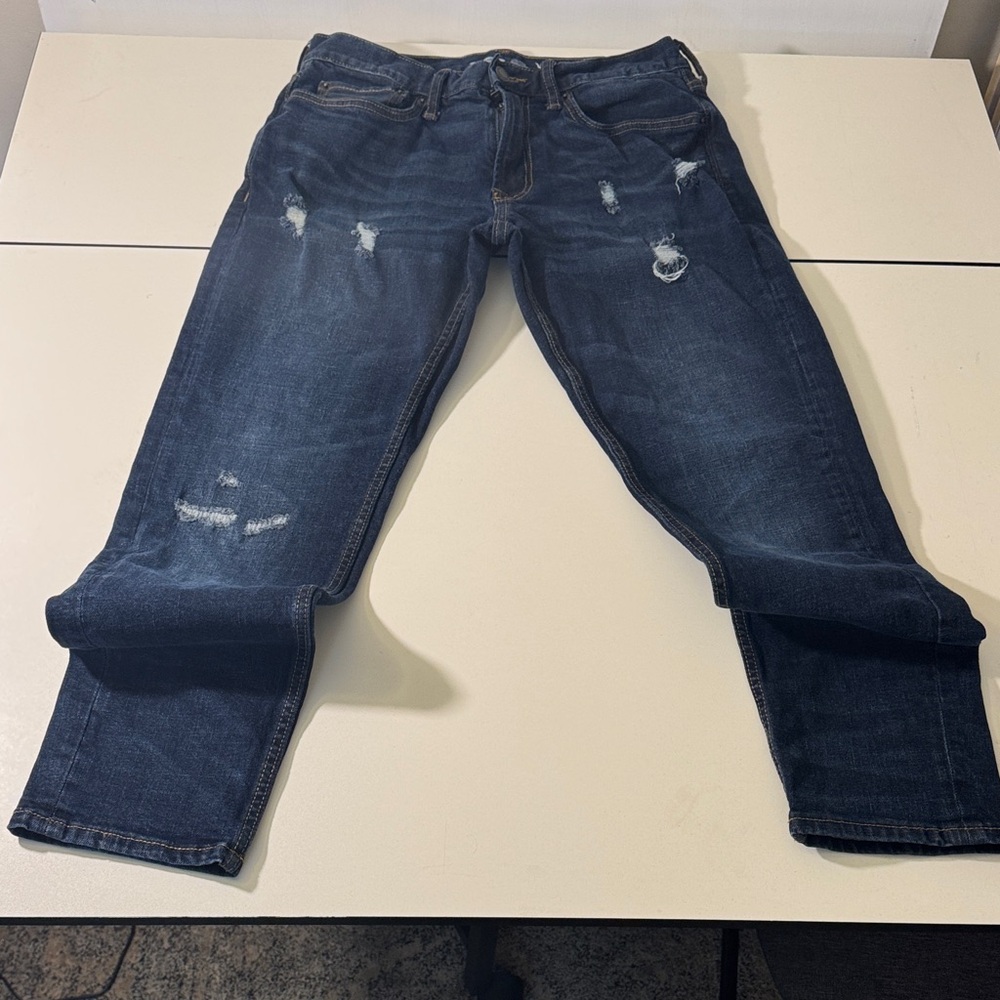 Old Navy Men’s Distressed Blue Jeans